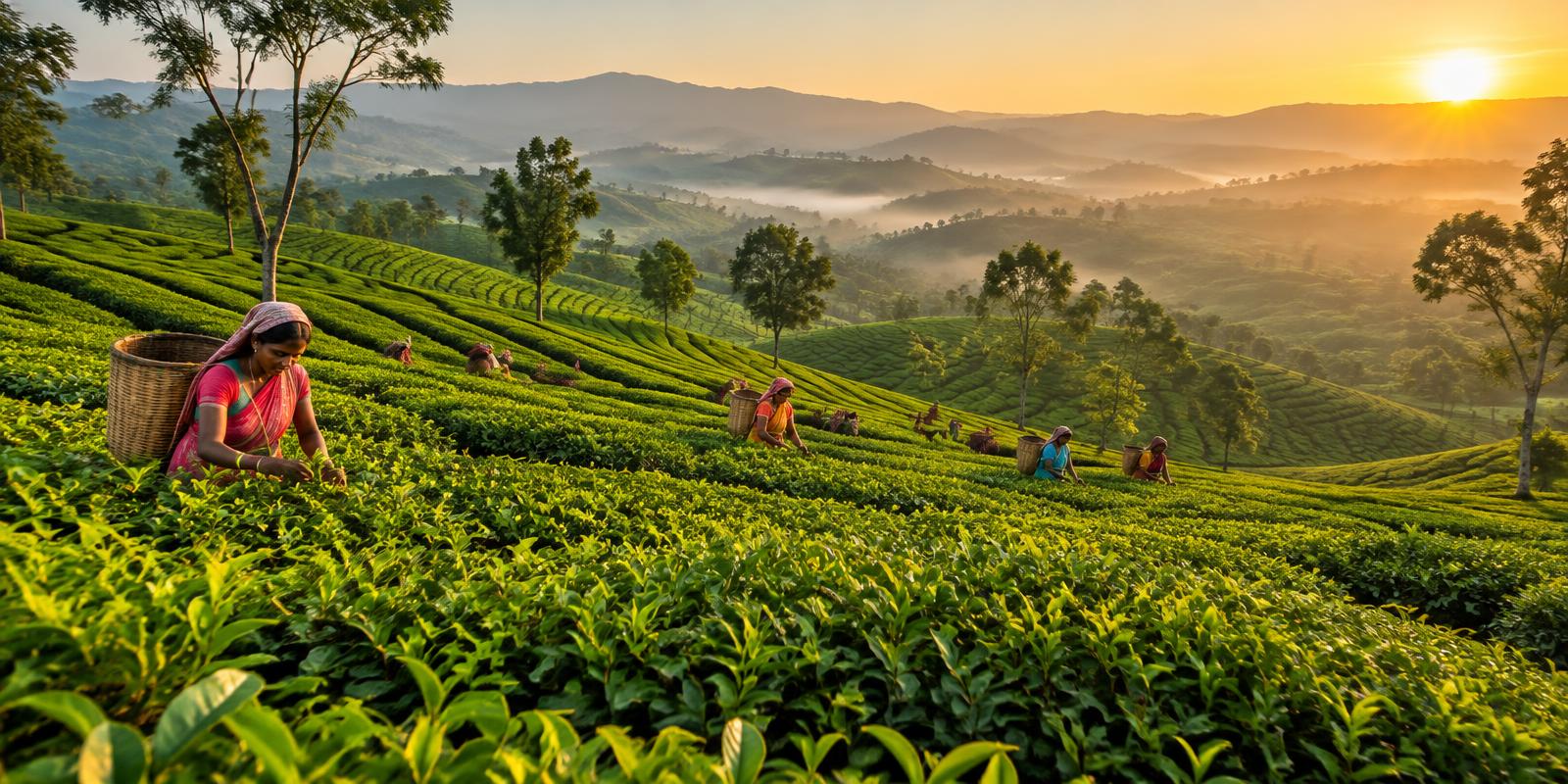Tea garden in Assam